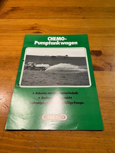 Prospekt chemo pumptankwagen - chemo,