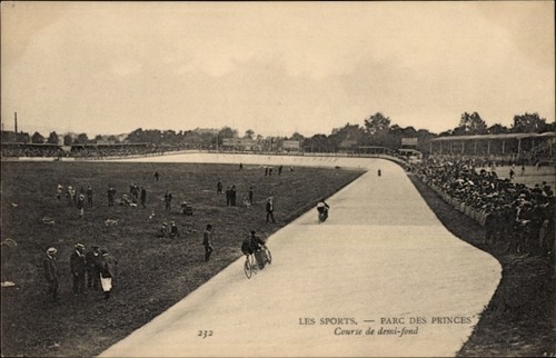 Radrennbahn parc des - ak,