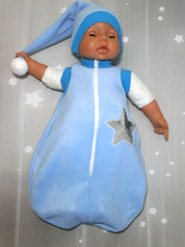 Schlafsack Handmade Puppenkleidung Babypuppe Sachen Re born baby 43cm-46 cm