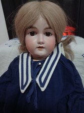 alte Puppe Porzellan Kopfpuppe