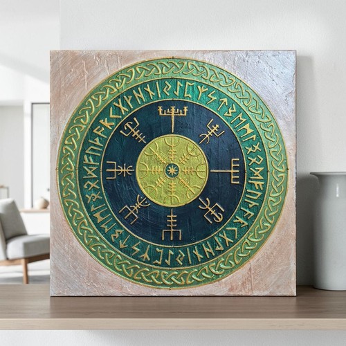 Vegvísir wandbild original - wandbild,