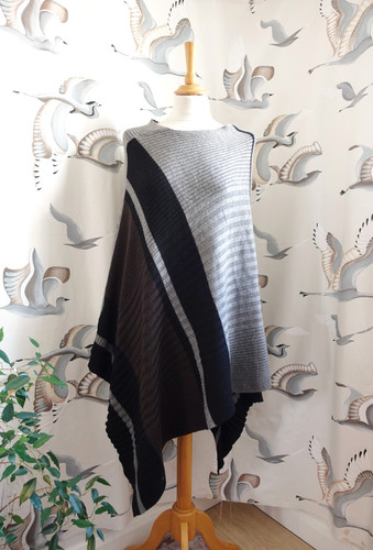 Joseph poncho schwarz grau - joseph, &