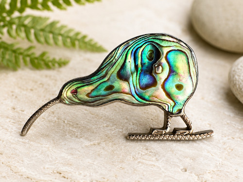 Kiwi neuseeland brosche - brosche,