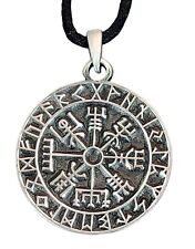 Wikingerkompass Anhänger Zinn Pewter Wikinger Kompass Vegvisir Wegweiser Nr. 99