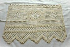 Häkelgardine Handarbeit