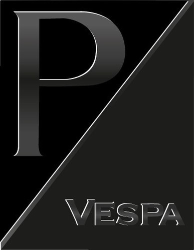 Vespa emblem kaskade aufkleber - vespa,