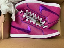 Womens NIKE Court TRADITION Leather MID High Gr:35,5 Magenat Neu 365948-551 