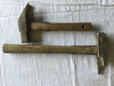2 ALTE HAMMER # DACHDECKER, ZIMMERMANN # STABIL + MASSIV + KLAUE # VINTAGE