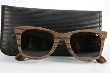 Ray Ban Wayfarer Woodies 50 22 Dark Tiki G15 B&L USA Bausch & Lomb Vintage