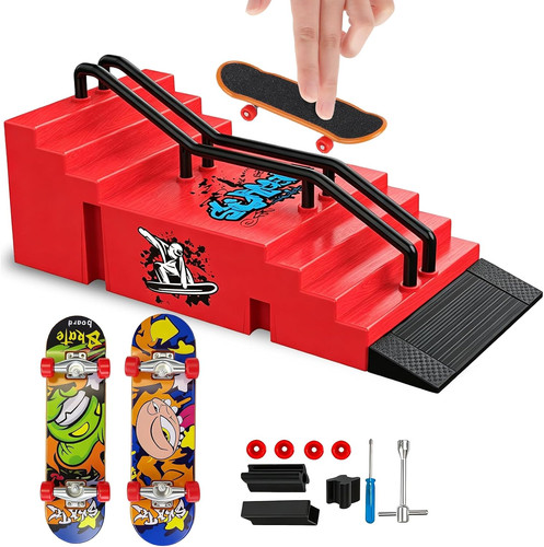 Finger skateboard set - set, mit