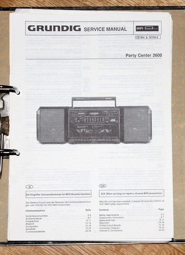 Grundig party center - center,