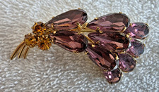 Elegante goldenfarbene Brosche