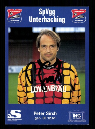 Peter sirch autogrammkarte - sirch,