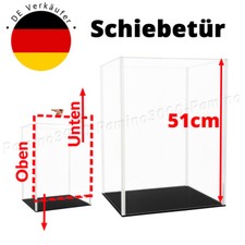51cm Vitrine Acryl Schaukasten Display Vitrinen Groß Box Plexiglas Modellbau DE