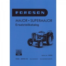 Fordson Ford Major Supermajor - Traktor Ersatzteilliste