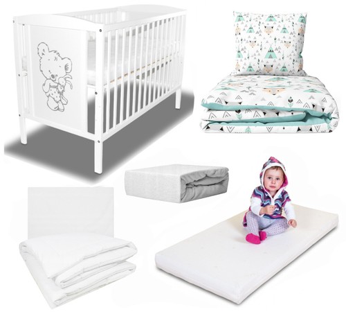 Babybett gitterbett weiß - babybett,