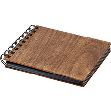 Holzalbum Fotoalbum aus Holz 18x12 cm Album Geschenk CNC Laserschnitt Gästebuch