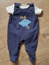 Rochen Strampler + Kurzarmbody