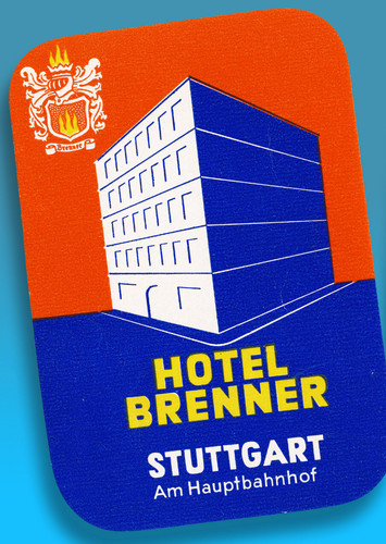 Alter kofferaufkleber - 1,