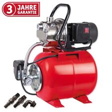 WALTER Edelstahl Hauswasserwerk 1200W, Gartenpumpe, Pumpe, Hauswasserversorgung
