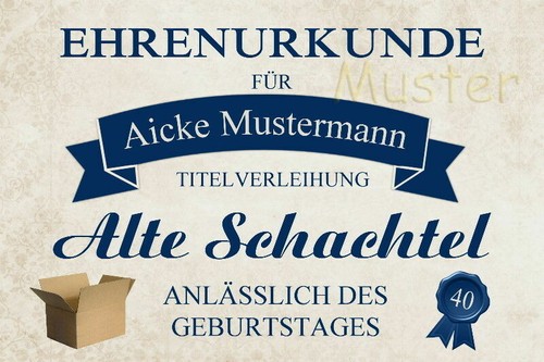 Ehrenurkunde alte - ehrenurkunde, "alte