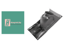 Wolf Cob Universalpfanne 1720204 schwarz mit Adapter Schrägdach 37 - 50° DN60