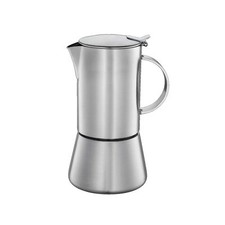 CILIO Espressokocher AIDA für 4 Tassen aus Edelstahl matt