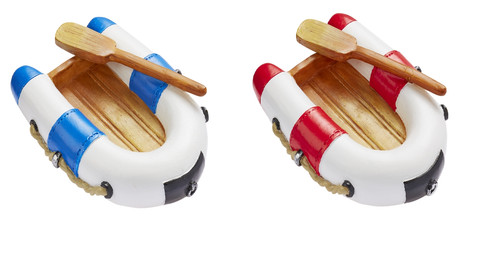 Deko schlauchboot blau weiß - deko-schlauchboot, blau/weiß