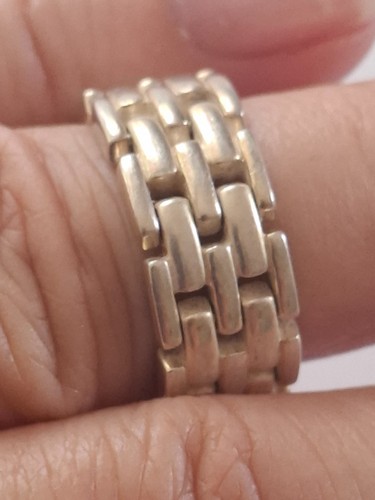 Vintage silber 925 ring - silber,