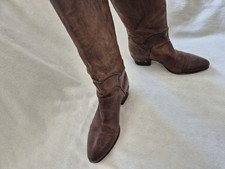 Trendy Cowboy Stiefel Marke Vic Matie´, Braun Leder, Gr. 41