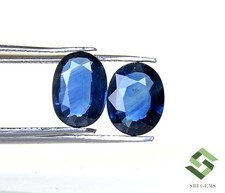 8x6 MM Natürlich Blauer