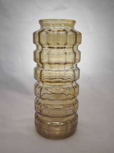 Vintage iris glasvase aus - ,