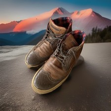 Wanderschuhe Leder Boots