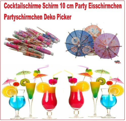 Cocktailschirme schirm - 10, cm