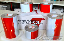 (36,24€/m²) | Orafol Oralite® 5831B Reflexfolie für Warnbaken, Absperrbaken uvm
