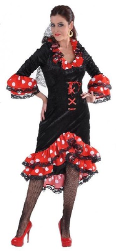 Flamenco kostüm kleid - flamenco,