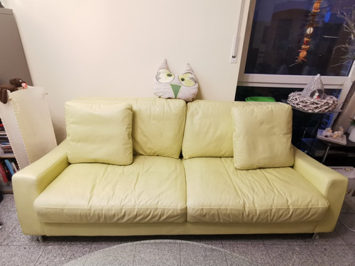 Gut erhaltene ledercouch - gut, in