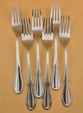 WMF Luxemburg 6 Menügabeln Cromargan Guter Zustand