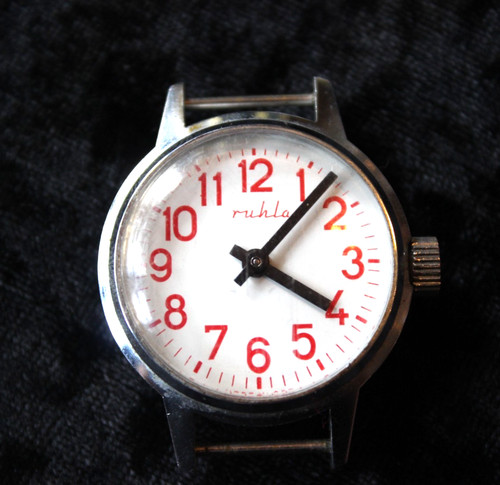 Vintage armbanduhr ruhla ohne - ruhla,