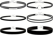 Schwarz Velvet Halsband