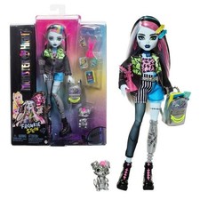 Monster High Frankie Stein-Modepuppen mit Frankies Haustier Watzie und Zubehö...