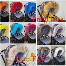 Kinderwagen Pelz Kapuzenborte