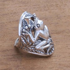Peppiger Frosch Ring im edlen
