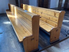 Alte kirchenbänke länge 5m - länge, 4,5m