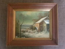 Ölgemälde Mühle nach