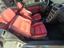 Opel Astra G Cabrio Sitzausstattung Sitze Sitz Leder Ledersitze Rot