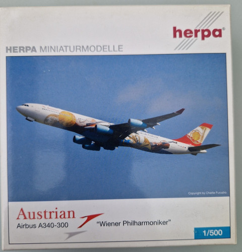 Airbus 340 300 austrian - a-340-300,