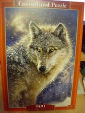 Puzzle 500 Teile - Einsamer Wolf Castorland