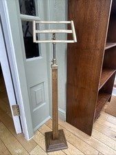 Antikes Harris & Sheldon verstellbares Kunsthandwerk Rednerpult Notenständer um 1910