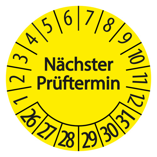 Nächster prüftermin - nächster,